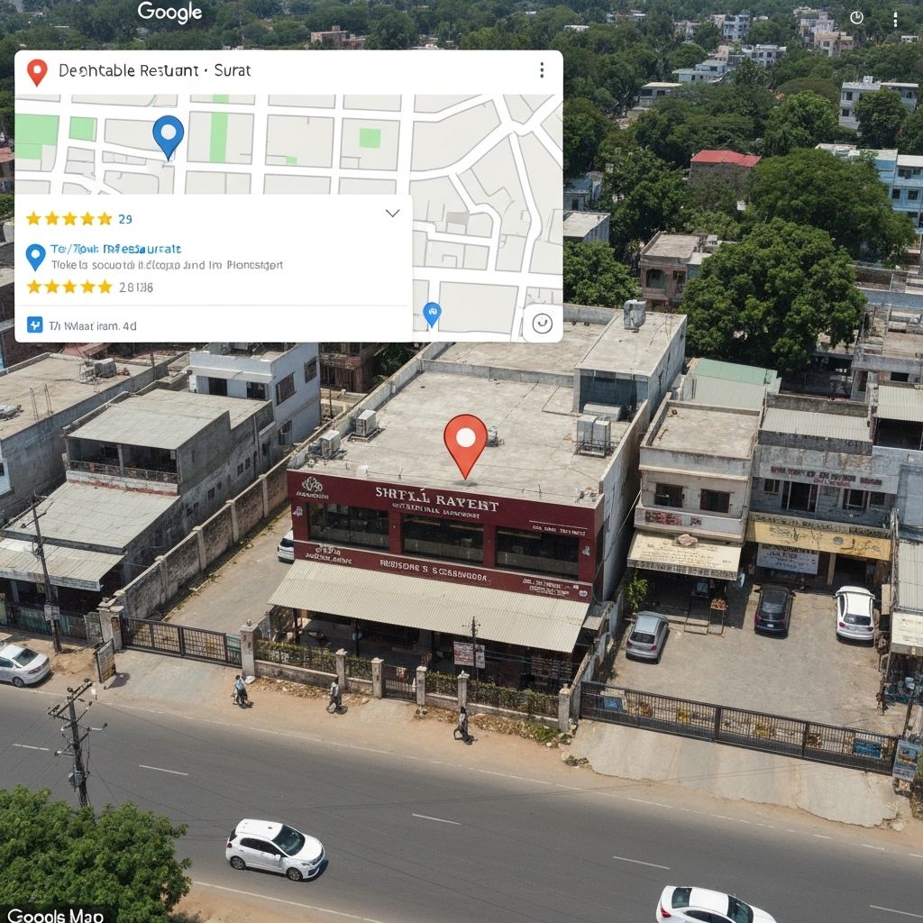 Restaurant location map